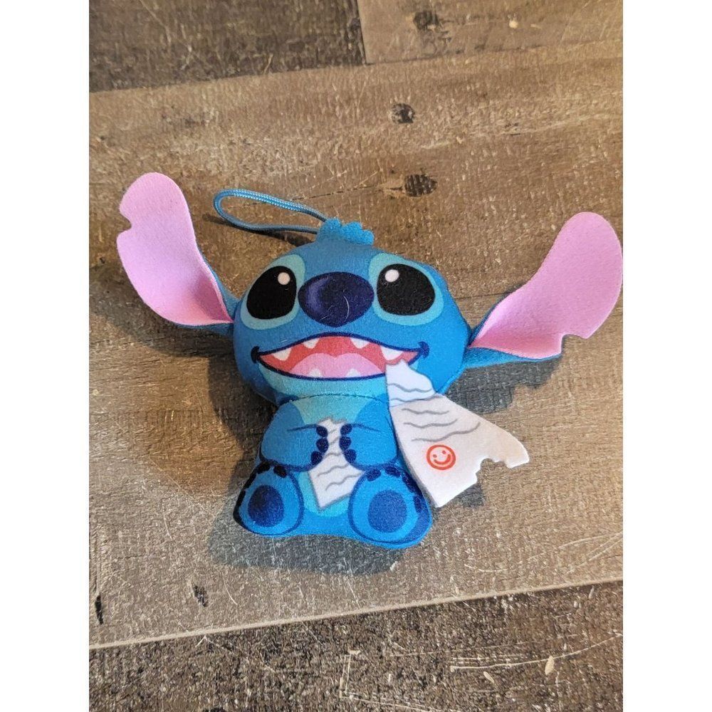 McDonald's 2022 Mischief Stitch Disney Pixar plush keychain toy figure‎